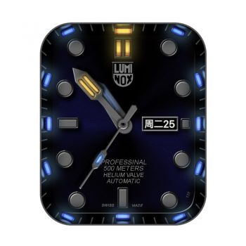 LUMI NOX/雷美诺时美国军用深夜蓝荧光表盘.clock