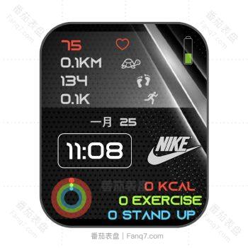 NIKE耐克运动金属蜂窝面板表盘.clock