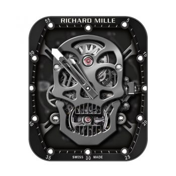 RICHARD MILLE理查德米勒骷髅机械表盘.clock