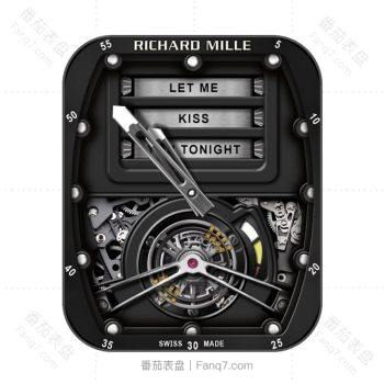 RICHARD MILLE理查德米勒黑炭机械动图切换表盘.clock
