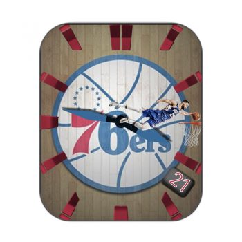 费城76人队（Philadelphia 76ers）棕色表盘.clock