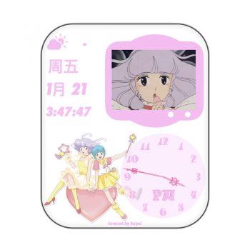 魔法の天使クリィミーマミ我係小忌廉粤语版动漫可爱表盘.clock