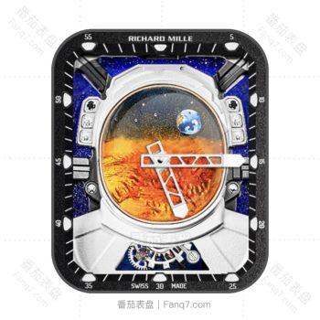 理查德米尔RICHARD MILLE鱼RM Purple Fishes表盘.clock