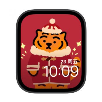 MUZUIKTIGER无印老虎新年版苹果iwatch表盘.watchface