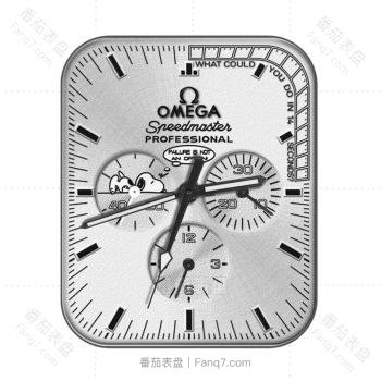 OMEGA欧米茄Snoopy史努比灰色磨砂表盘.clock