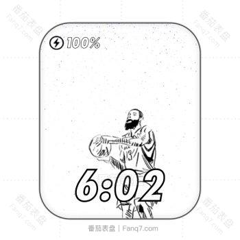 James Harden (MB)詹姆斯·哈登MB投篮表盘.clock