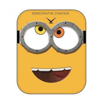 konstantinChaykinMinion by Eddie 俄罗斯小丑表 小黄人黄色表盘.clock