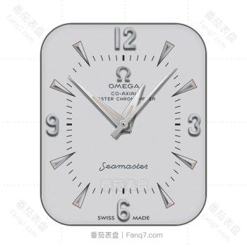 OMEGA欧米茄简约灰色底银色刻度 表盘.clock