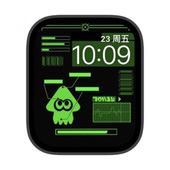 尖头小章鱼苹果iwatch壁纸表盘.watchface