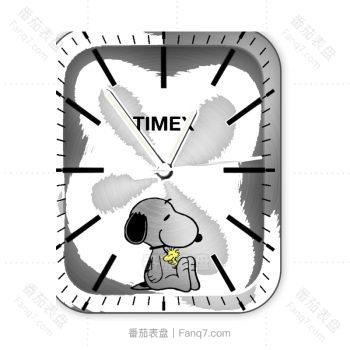 TIMEX天美时史努比摩擦白色表盘.clock