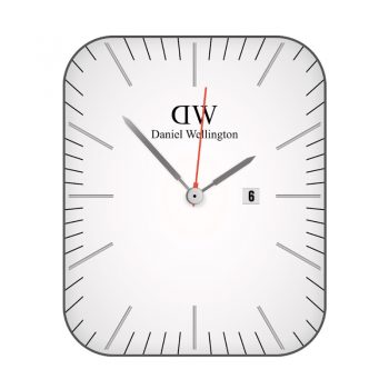 dw经典简约白底表盘.clock