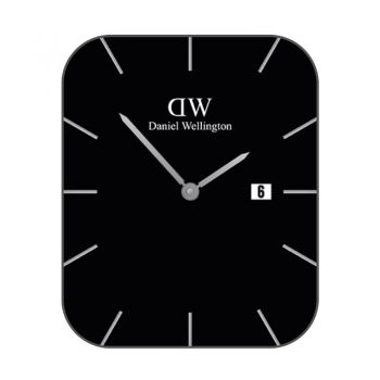dw经典简约黑底表盘.clock