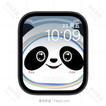 可爱的冰墩墩苹果iwatch壁纸表盘.watchface