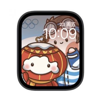 拥抱雪容融苹果iwatch壁纸表盘.watchface