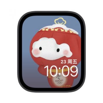 可爱的雪容融苹果iwatch壁纸表盘.watchface