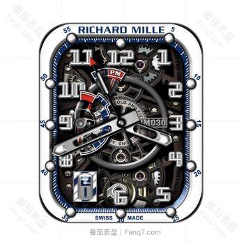理查德米尔RICHARD MILLE男士系列RM30表盘.clock