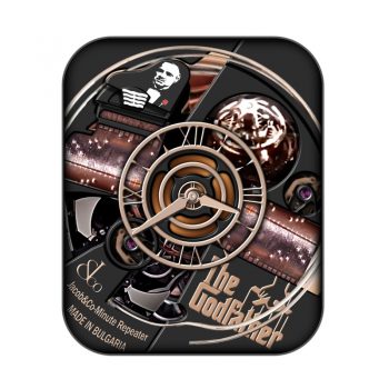 Jacob&co 杰克宝黑色TheGodfather教父重力飞陀表盘.clock