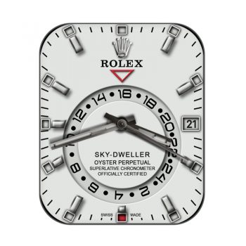 劳力士rolex复古白圈圈表盘.clock