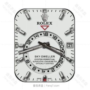 劳力士rolex复古白圈圈表盘.clock