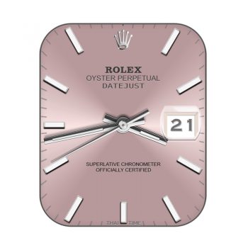 劳力士Rolex嫩粉高级简约表盘.clock