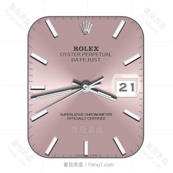 劳力士Rolex嫩粉高级简约表盘.clock