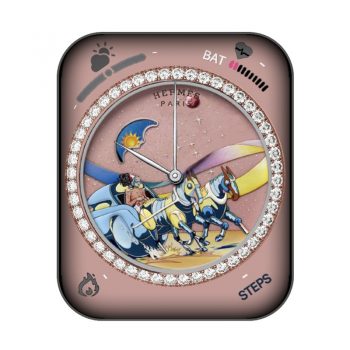 hermes爱马仕钻石圆环旋转表盘.clock