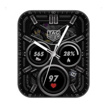 TAG HEUER泰格豪雅酷黑机械三盘表盘.clock