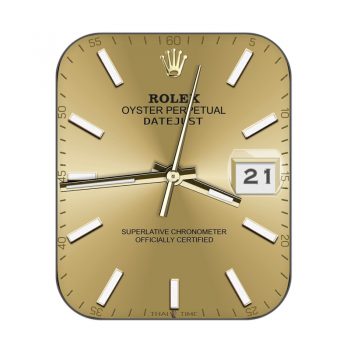 劳力士Rolex金色高级简约表盘.clock