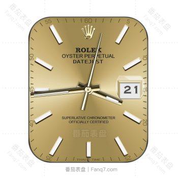 劳力士Rolex金色高级简约表盘.clock