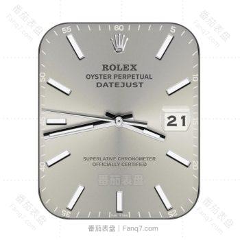 劳力士Rolex银色高级简约表盘.clock