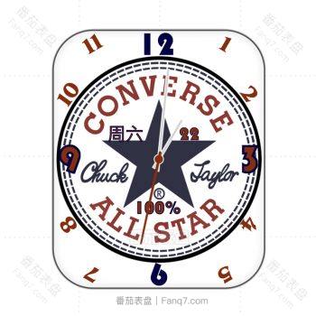 Converse匡威图案logo表盘.clock