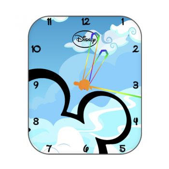 Disney迪士尼蓝色天空米奇图案卡通表盘.clock
