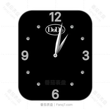DoDo嘟嘟简约黑白钻石刻度表盘.clock