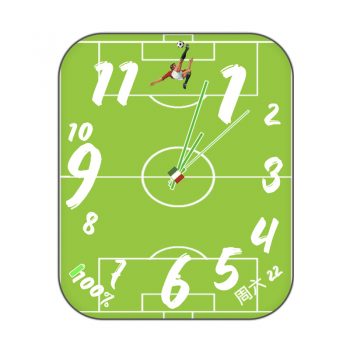 FormazioneCalcio绿色足球比赛表盘.clock
