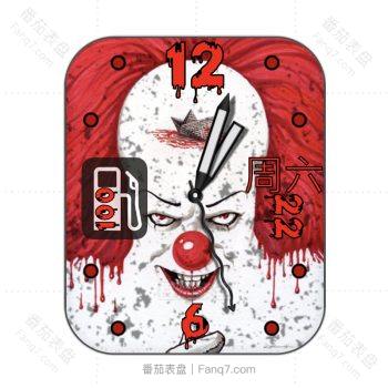 it 红色头小丑表盘.clock