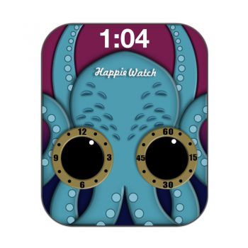 OCTOPUS 蓝色章鱼表盘.clcok