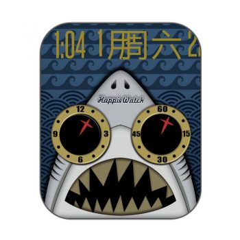 SHARK鲨鱼蓝色表盘.clcok