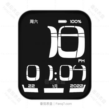 swatch斯沃琪黑色底白色时钟表盘.clcok