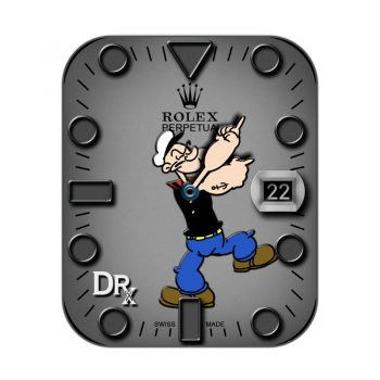 rloex劳力士大力水手popeye灰色表盘.clock