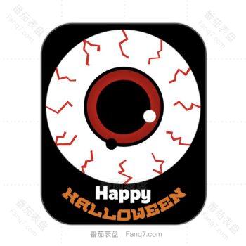 Halloween万圣节红色眼睛表盘.clock