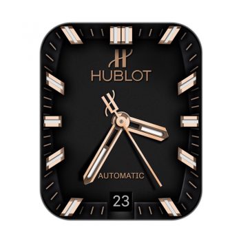 HUBLTO宇舶宝石玫瑰金边黑底高级表盘.clock