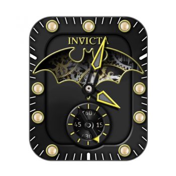 漫威系列INVICTA BATMAN 2-蝙蝠侠——Invicta英氟他炫酷黑色机械表盘.clock