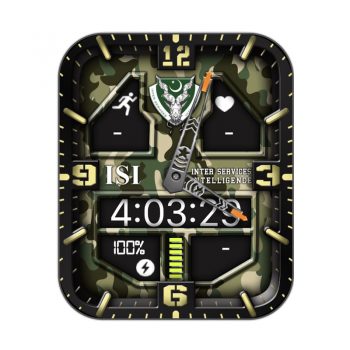 ISI军绿色机械表盘.clock