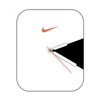 nike耐克白色片状刻度表盘.clock