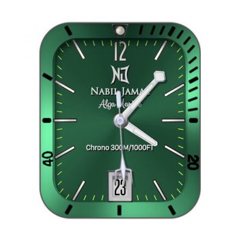 NNJ Nabil Jamal – Alga Marine高级绿经典手表.clock