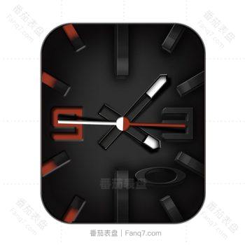 OAKLEY欧克利黑色简约机械表盘.clock