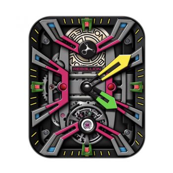 Rebellion 瑞柏麟灰色机械粉色表盘.clock