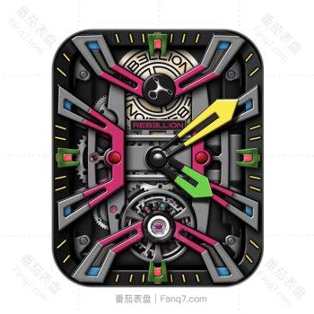 Rebellion 瑞柏麟灰色机械粉色表盘.clock