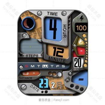 RLMade 77彩色报纸风格表盘.clock