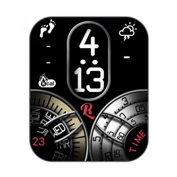 RLMade 86黑色底双盘表盘.clock